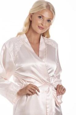 Camille Womens Luxury Peach Short Satin Wraps -Camille Sales Store camille womens luxury peach short satin wraps p3906 54170 medium