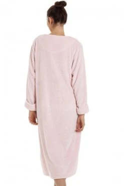 Camille Womens Luxury Soft Fleece Pink Housecoat -Camille Sales Store camille womens luxury soft fleece pink housecoat p3467 35819 medium