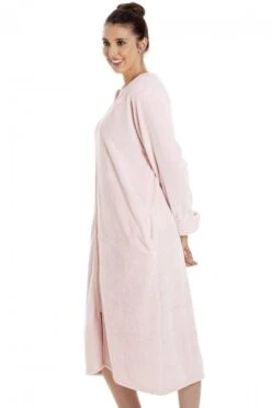Camille Womens Luxury Soft Fleece Pink Housecoat -Camille Sales Store camille womens luxury soft fleece pink housecoat p3467 35820 medium