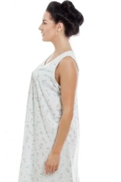 Camille Womens Mint Sleeveless Floral Nightdress -Camille Sales Store camille womens mint sleeveless floral nightdress p3167 22410 medium