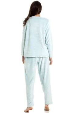 Camille Womens Mint Supersoft Fleece Penguin Character Pyjama Set -Camille Sales Store camille womens mint supersoft fleece penguin character pyjama set p3512 36537 medium