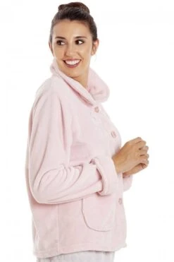 Camille Camille Womens Pink Button Bed Jacket -Camille Sales Store camille womens pink button bed jacket p3469 35854 medium
