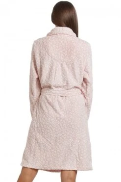 Camille Womens Pink Leopard Print Bathrobe -Camille Sales Store camille womens pink leopard print bathrobe p3620 56190 medium