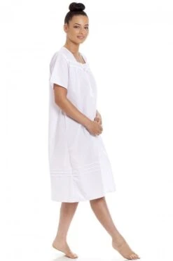 Camille Camille Womens Pink Polka Dot White Short Sleeve Nightdress -Camille Sales Store camille womens pink polka dot white short sleeve nightdress p3794 47941 medium