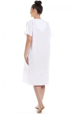 Camille Camille Womens Pink Polka Dot White Short Sleeve Nightdress -Camille Sales Store camille womens pink polka dot white short sleeve nightdress p3794 47942 medium