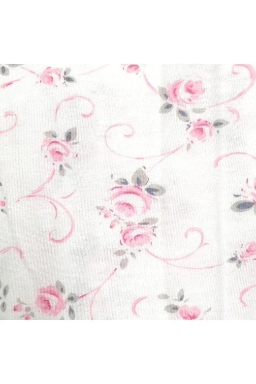 Camille Womens Pink Rose Print Long Sleeve Nightdress 9 Camille Womens Pink Rose Print Long Sleeve Nightdress - Image 7