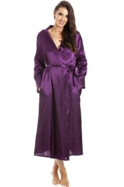 Camille Camille Womens Purple Long Satin Wraps