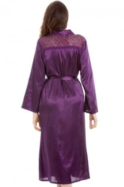 Camille Camille Womens Purple Long Satin Wraps -Camille Sales Store camille womens purple long satin wraps p3487 36092 medium