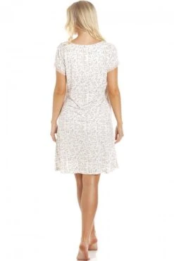 Camille Womens Short Sleeved Fern Nightdress 9 Camille Womens Short Sleeved Fern Nightdress -Camille Sales Store camille womens short sleeved fern nightdress p3608 42073 medium