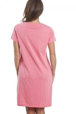 Camille Womens Soft Cotton Owl Print Summer Nightdress Pink -Camille Sales Store camille womens soft cotton owl print summer nightdress pink p3840 52419 medium