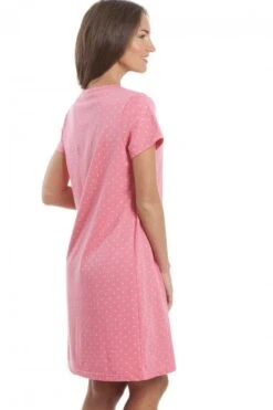 Camille Womens Soft Cotton Owl Print Summer Nightdress Pink -Camille Sales Store camille womens soft cotton owl print summer nightdress pink p3840 52420 medium