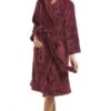 Camille Womens Soft Fleece Burgundy Hooded Bathrobe -Camille Sales Store camille womens soft fleece burgundy hooded bathrobe p3698 56327 medium