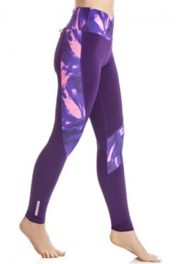 Camille Womens Sportswear Purple & Pink Full Length Leggings -Camille Sales Store camille womens sportswear purple pink full length leggings p3308 25884 medium