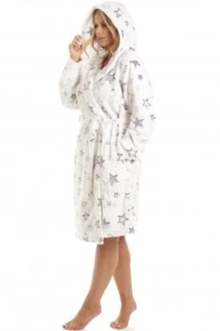 Camille Womens Star Burst Hooded Dressing Gown -Camille Sales Store camille womens star burst hooded dressing gown p3665 44306 medium