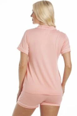 Camille Womens Stylish Coral Pink Short Pyjama Set -Camille Sales Store camille womens stylish coral pink short pyjama set p3775 53756 medium