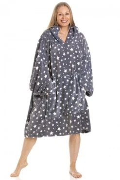 Camille Womens Super Soft Coral Fleece Snuggle Hoodies