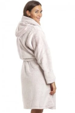 Camille Womens Supersoft Deep Pile Fluffy Bathrobe Pink -Camille Sales Store camille womens supersoft deep pile fluffy bathrobe pink p3802 56250 medium