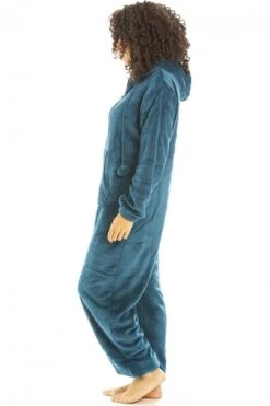 Camille Camille Womens Supersoft Fleece Onesies Jade -Camille Sales Store camille womens supersoft fleece onesies jade p4037 75105 medium