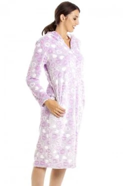 Camille Womens Supersoft Purple Heart Lounger -Camille Sales Store camille womens supersoft purple heart lounger p3498 36207 medium