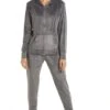 Camille Womens Supersoft Velour Loungewear Pyjama Set Charcoal -Camille Sales Store camille womens supersoft velour loungewear pyjama set charcoal p3759 56915 medium