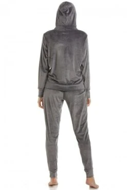 Camille Womens Supersoft Velour Loungewear Pyjama Set Charcoal -Camille Sales Store camille womens supersoft velour loungewear pyjama set charcoal p3759 56921 medium