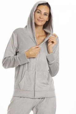 Camille Womens Supersoft Velour Loungewear Pyjama Set Grey -Camille Sales Store camille womens supersoft velour loungewear pyjama set grey p3758 56945 medium