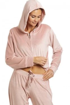 Camille Womens Supersoft Velour Loungewear Pyjama Set Pink -Camille Sales Store camille womens supersoft velour loungewear pyjama set pink p3756 56960 medium