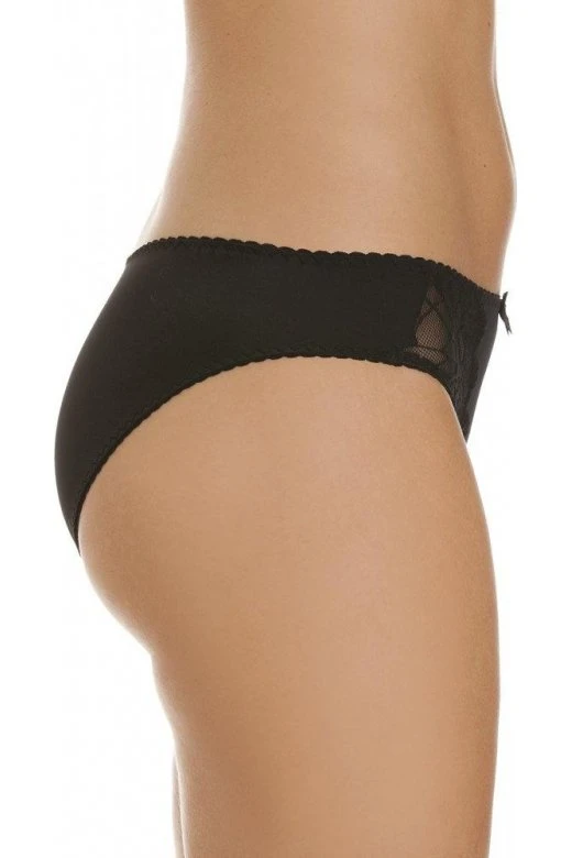 Camille Womens Three Pack Classic Style Black Lace Briefs 5 Camille Womens Three Pack Classic Style Black Lace Briefs - Image 3