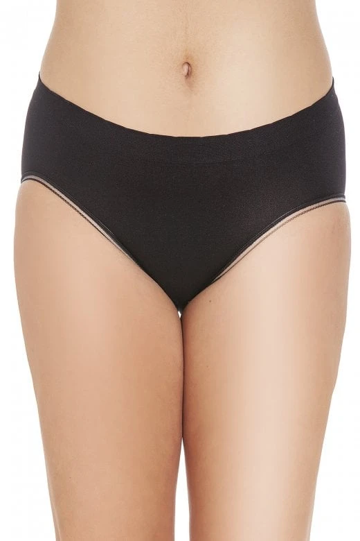 Camille Womens Three Pack Smooth Seamless High Leg Briefs 3 Camille Womens Three Pack Smooth Seamless High Leg Briefs - Image 2