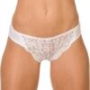 Camille Womens Three Pack White Floral Lace Midi Briefs -Camille Sales Store camille womens three pack white floral lace midi briefs p40 54 medium