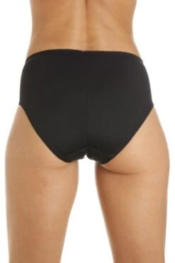 Camille Womens Two Pack Black High Waist Briefs -Camille Sales Store camille womens two pack black high waist briefs p1515 4077 medium