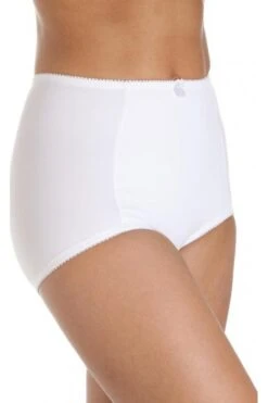 Camille Womens Two Pack White Eternal Control Briefs