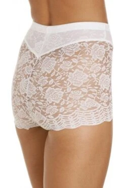 Camille Womens Two Pack White Floral Lace Control Boxer Shorts -Camille Sales Store camille womens two pack white floral lace control boxer shorts p80 1879 medium