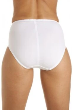 Camille Womens Two Pack White High Waist Briefs -Camille Sales Store camille womens two pack white high waist briefs p1514 4073 medium