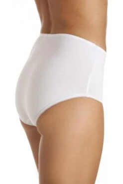 Camille Womens Two Pack White Lace Control Shapewear Briefs -Camille Sales Store camille womens two pack white lace control shapewear briefs p116 1893 medium