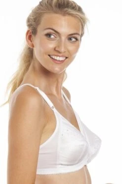 Camille Camille Womens White Soft Cup Non-Wired Bra -Camille Sales Store camille womens white soft cup non wired bra p3832 55362 medium